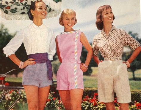 1950s shorts vintage retro shorts history