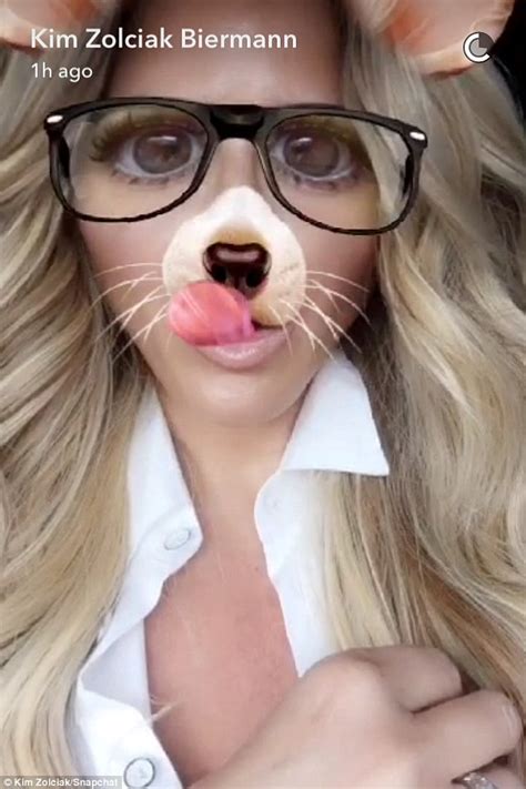 kim zolciak looks glamorous as she plays with snapchat filters daily