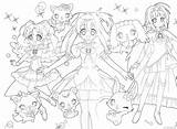 Lolirock Coloring4free Coloring4 sketch template