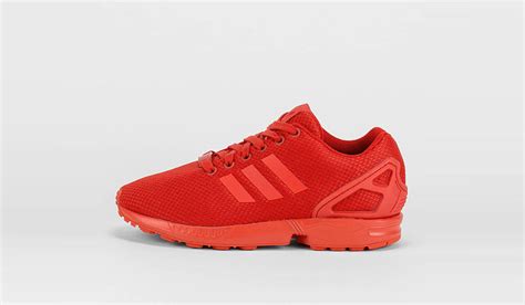 adidas zx flux  red sneakerbb releases