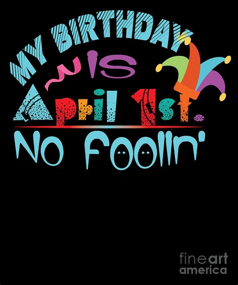 funny april fools day birthday digital art  beth scannell fine art