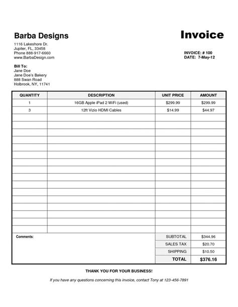 employed invoice template uk   template