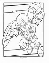 Coloring Pages Marvel Squad Super Hero America Print Flash Heroes Superhero Captain Comic Book Para Logo Colorear Clipart Color Rescue sketch template