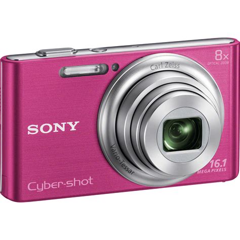 sony cyber shot dsc  digital camera pink dscwp bh