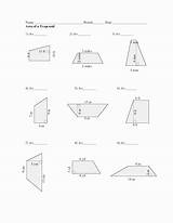 Trapezoid Worksheet sketch template