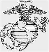 Usmc Marine Logo Drawing Corps United Corp States Coloring Norton Iraq Pages Korea Grunt Drawings Lcpl Crosser Bad Ass John sketch template