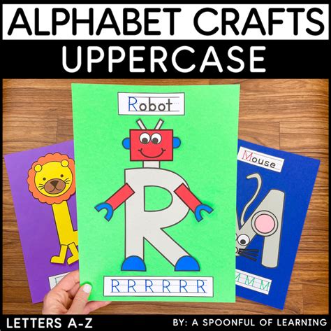 alphabet crafts uppercase letters alphabet crafts