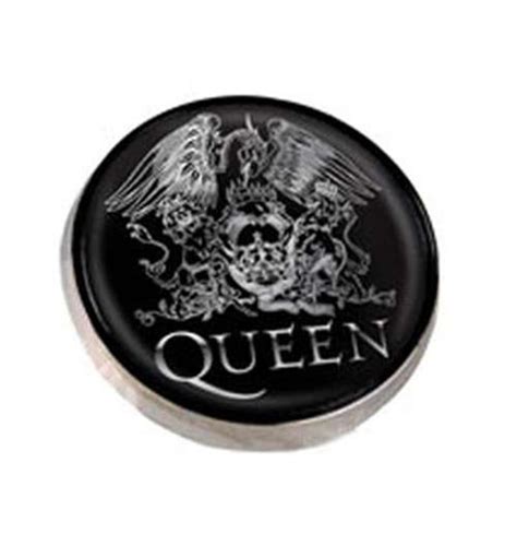 official queen pin badge queen logo buy online on offer