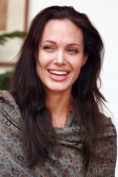 Angelina Jolie Black Hair Dark