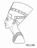 Nefertiti Scarab Beetle sketch template