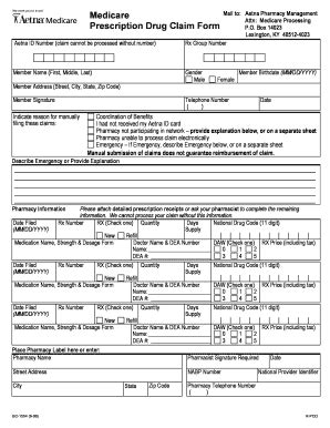 aetna medicare medical claim reimbursement form fill   sign