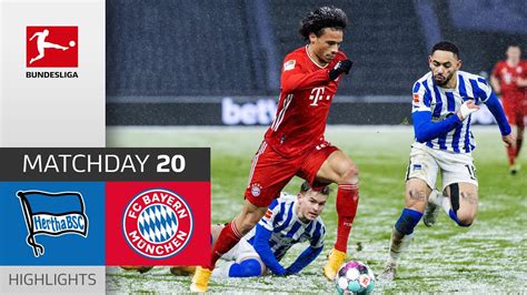 hertha berlin fc bayern münchen 0 1 highlights matchday 20