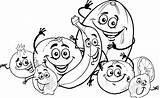 Frutas Fruits Agrumi Citrus Illustrazione Colorir Ensalada Cartone Animato Frutta Frutti Bosco Esotica Divertenti Vitamine Potrebbe Interessare Anche Ensaladas Aliment sketch template