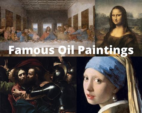 famous oil paintings artst