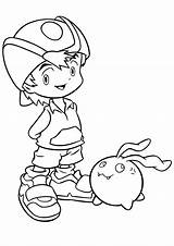 Kartun Digimon Halaman Mewarnai sketch template