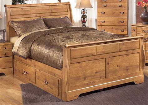 king bed  drawers