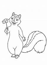 Coloring Pages Skunk Hedge Over Cartoons Food Info Book Forum sketch template