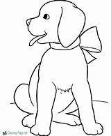 Coloring Dog Dogs Printable Pages Kids Color Below Click Children sketch template