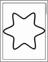 Coloring Star Shape Pages Rounded Shapes Printable Color Squares Circles Print Colorwithfuzzy sketch template