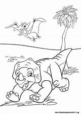 Encantado Vale Busca Dinosaure sketch template
