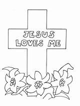 Coloring Pages Crosses Color Cross sketch template