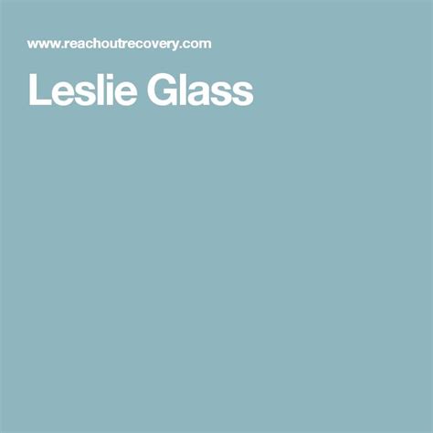 Leslie Glass Leslie Glass Glass Leslie