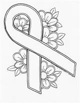 Cancer Ribbon Coloring Breast Pages Awareness Drawing Lung Red Color Violence Domestic Printable Tattoo Getdrawings Drawings Sheets Ribbons Tattoos Survivor sketch template