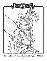 Coloring Pages Fairy Babysitting Pirate Pixie Tinkerbell Disney Silvermist Fairies Hollow Ray Color Pop April Getcolorings Cooloring Printable Getdrawings Print sketch template