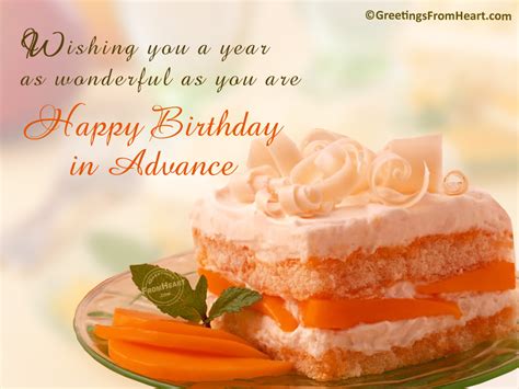 birthday wishes  advance