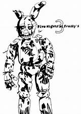 Coloring Freddy Pages Foxy Trap Fnaf Spring Golden Springtrap Nightmare Five Drawing Nights Printable Funtime Color Night Sheets Freddys Getcolorings sketch template