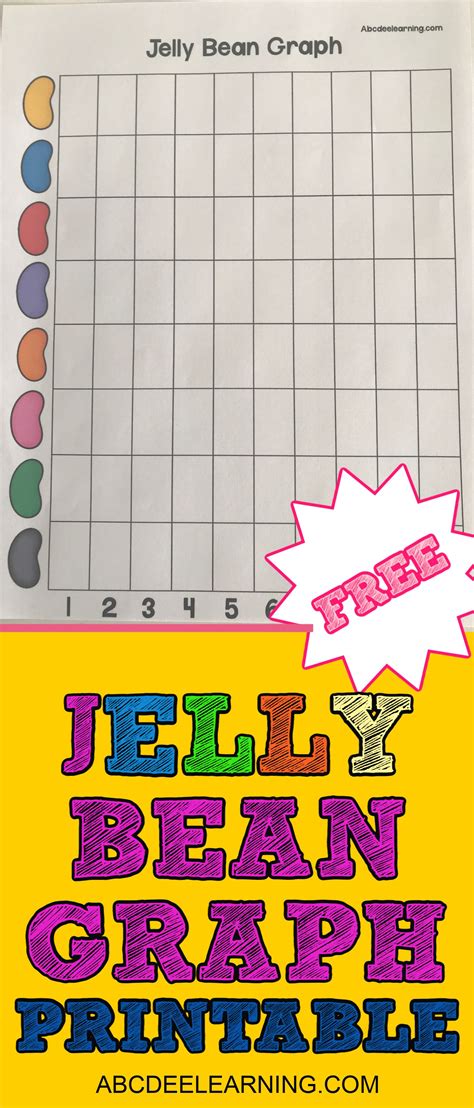 jelly bean graphing kindergarten math activities teaching resources