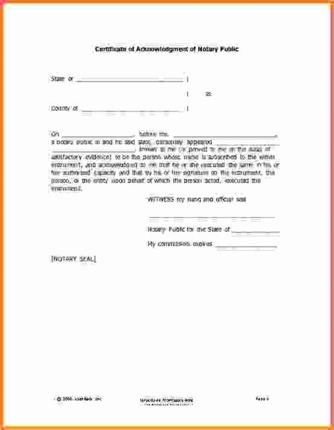 notarized letter format template business