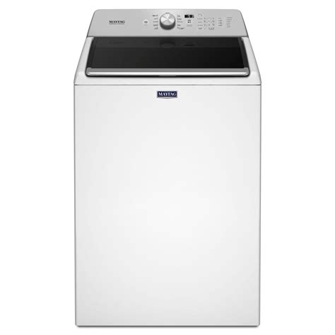maytag  cu ft high efficiency white top load washing machine
