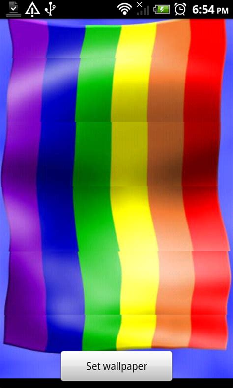 rainbow flag live wallpaper appstore for android