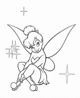 Tinkerbell Coloring Drawing Pages Disney Fairy Drawings Draw Paper Friends Printable Characters Paintings sketch template