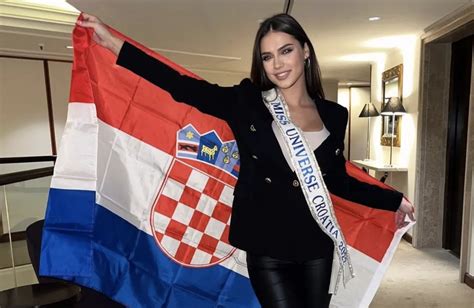 Miss Croatia Departs For Usa For Miss Universe Pageant Croatia Week