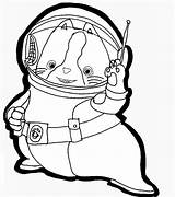 Binky Colouring sketch template