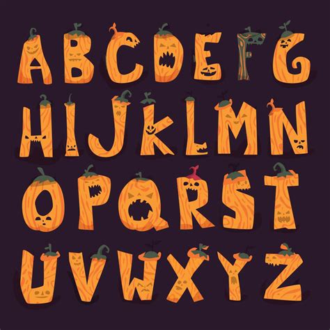 printable halloween letters printableecom