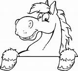 Horse Caballos Cavalli Colorare Outline Cute Drawings Pinto Caballo Disegni Bissendorf Turn Animals Vendido sketch template
