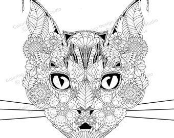 cat coloring pages etsy cat coloring page kitten coloring book