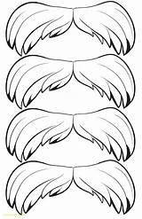 Mustache Seuss Lorax Moustache Printables Trees Booths Getcolorings Prop Bigotes sketch template