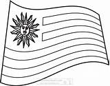 Uruguay Outline Flag Clipart Flags Graphics Transparent Available Classroomclipart sketch template