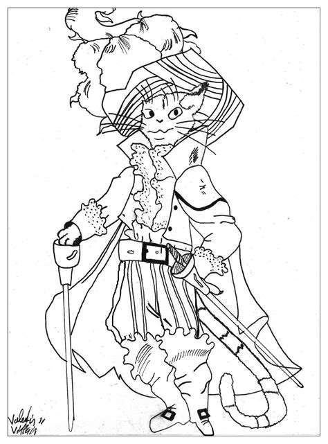 puss  boots tales kids coloring pages