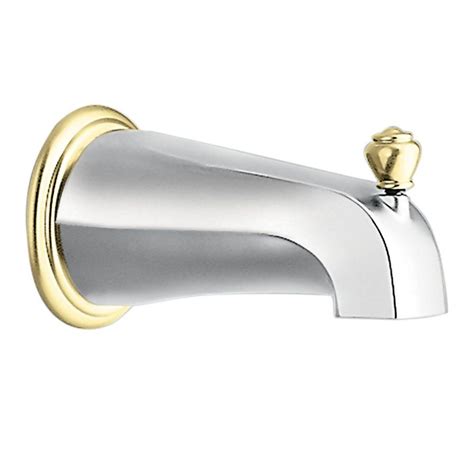 moen monticello diverter spout  chrome  polished brass cp  home depot