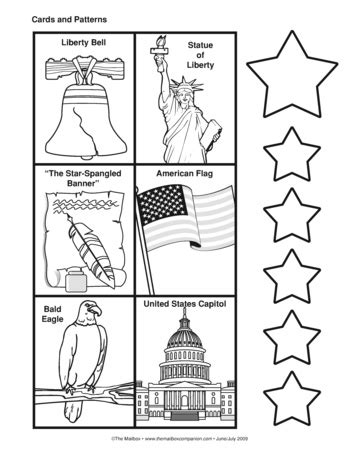 united states symbols book lesson plans  mailbox