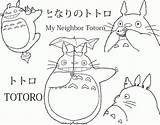 Totoro Coloring Pages Printable Colouring Popular Library Clipart Coloringhome sketch template