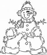 Coloring Sneeuwpop Dibujos Snowman Zapada Colorat Iarna Omul Copii Planse P36 Kleurplaat Pintarcolorear Schneemann Kerst Facand Desene Frosty Snowmen Malvorlagen sketch template