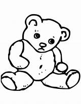 Bear Teddy Coloring Pages Outline Bears Colouring Baby Printable Cute Panda Clipart Drawing Cliparts Sheets Basic Tattoo Sad Animal Kids sketch template