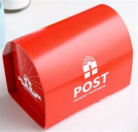 red mailbox design candy paper box red mailbox mailbox design paper box