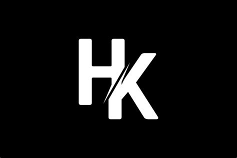 monogram hk logo design grafik von greenlines studios creative fabrica